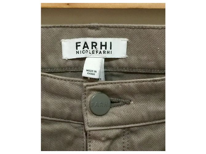 Vaqueros Nicole Fahri de denim gris elásticos - vista 3