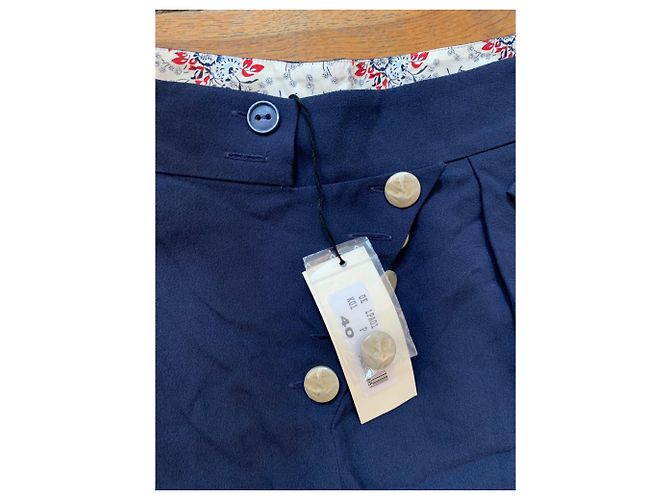 Kenzo Schlaghose Dunkelblau Marineblau - Ansicht 4