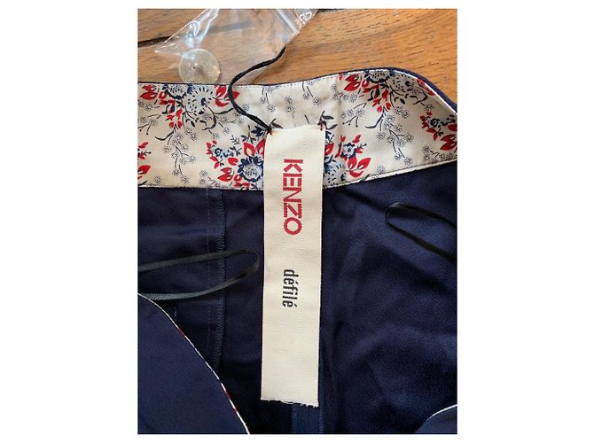 Kenzo Schlaghose Dunkelblau Marineblau - Ansicht 5