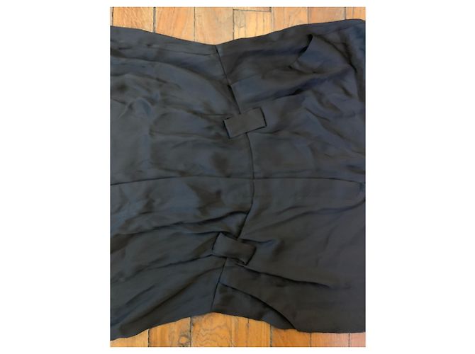 Autre Marque Mono negro sin mangas abotonado - vista 4