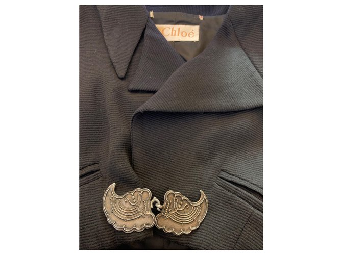 Bolero Chloé preto de algodão - vista 4