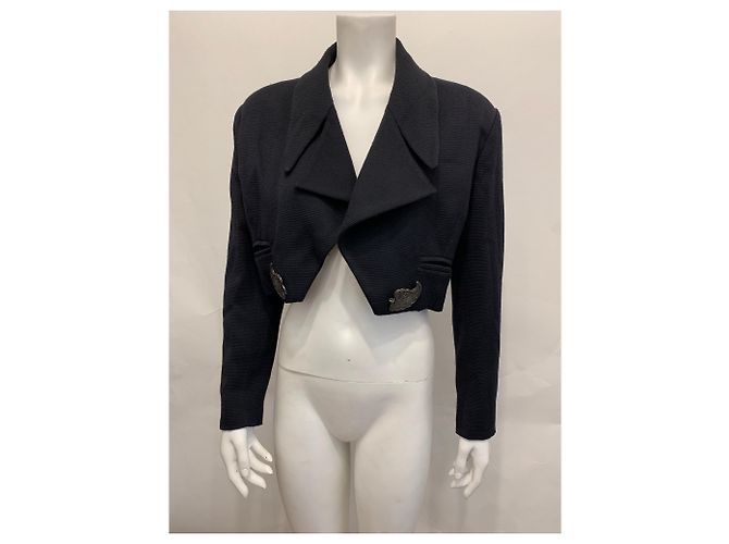 Bolero Chloé preto de algodão - vista 6