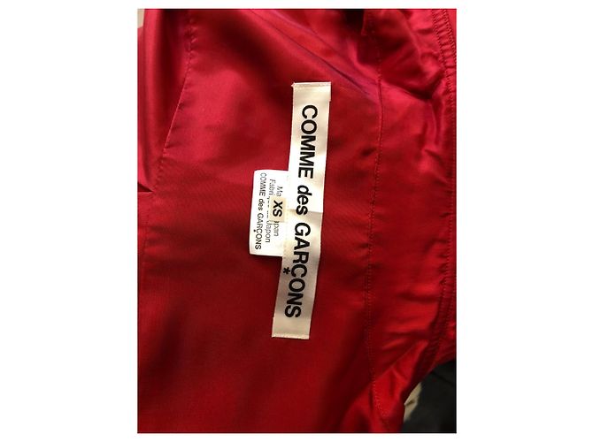 Camisa de cupro roja Comme Des Garcons - vista 7