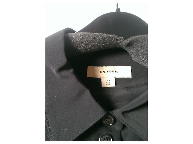 Burberry Uniform Seidenhemdkleid schwarz - Ansicht 6
