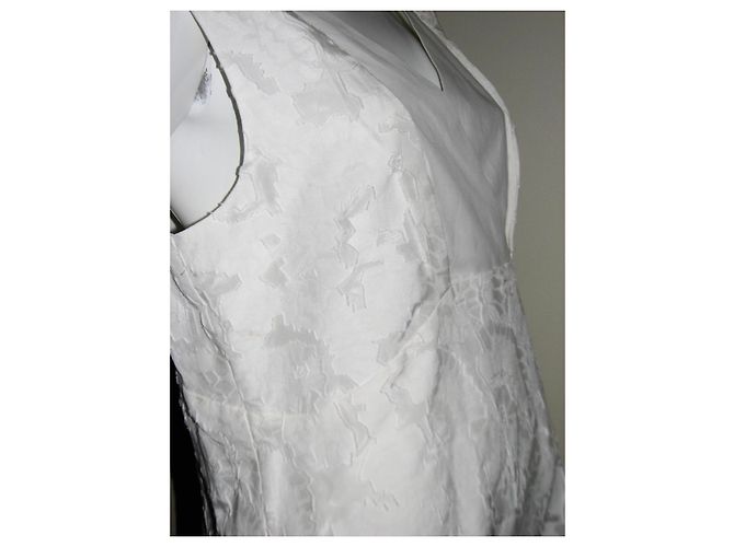Comptoir Des Cotonniers Seidenmischkleid weiß - Ansicht 4
