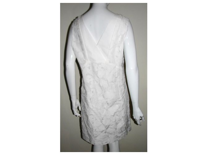 Comptoir Des Cotonniers Seidenmischkleid weiß - Ansicht 5