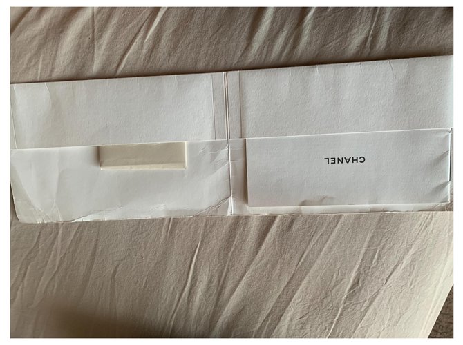 borsa chanel boy Marrone - vista 10