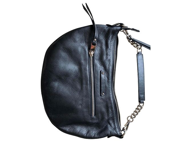 Borsa a spalla Jean Paul Gaultier in pelle nera Nero - vista 2