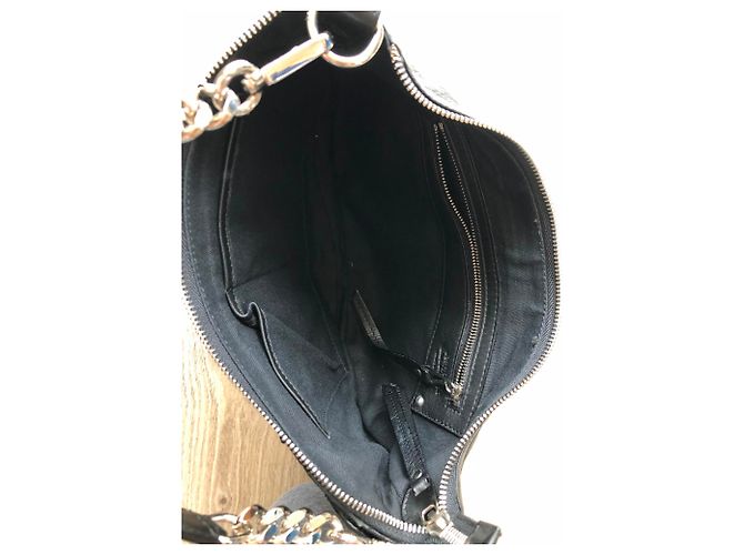Borsa a spalla Jean Paul Gaultier in pelle nera Nero - vista 3