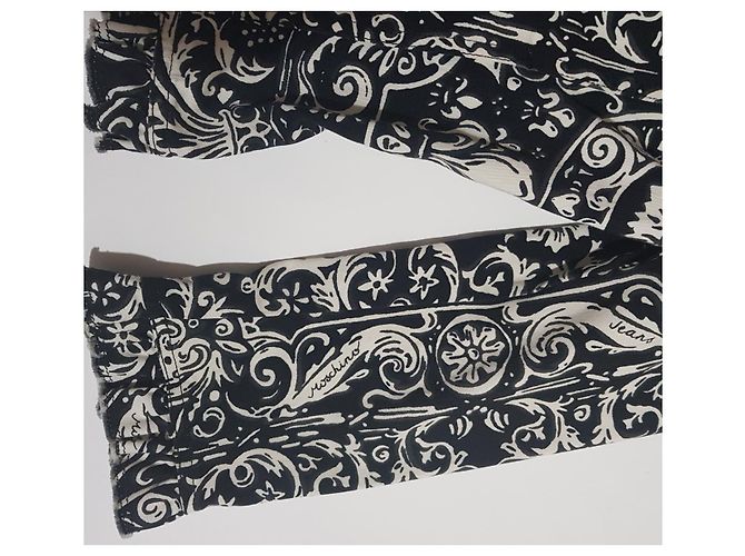 Blazer Moschino Jeans Bianco e Nero in Cotone - vista 5