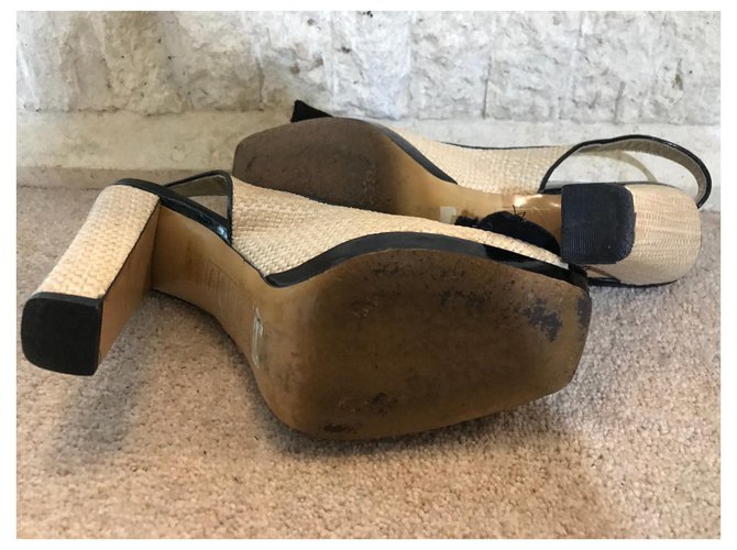 Dune Sandalen Schwarz Roh - Ansicht 7