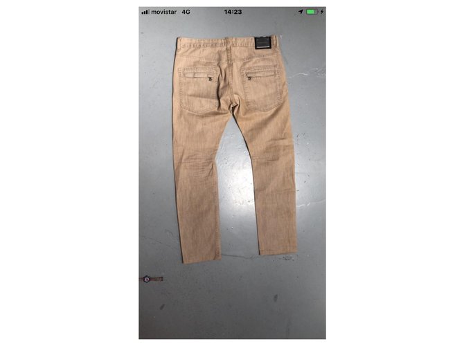 Balmain Jeans Beige da Uomo - vista 4