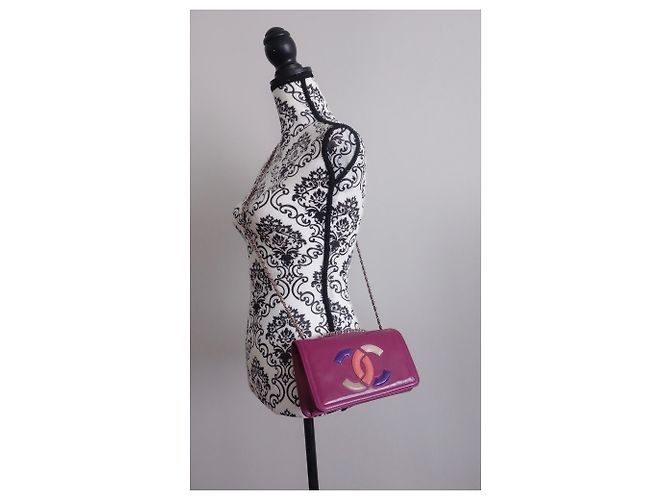 Borsa per rossetto rosa Chanel - vista 3