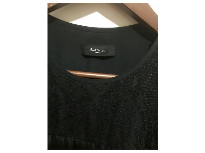 Paul Smith Black Label Seidenkleid Schwarz - Ansicht 5