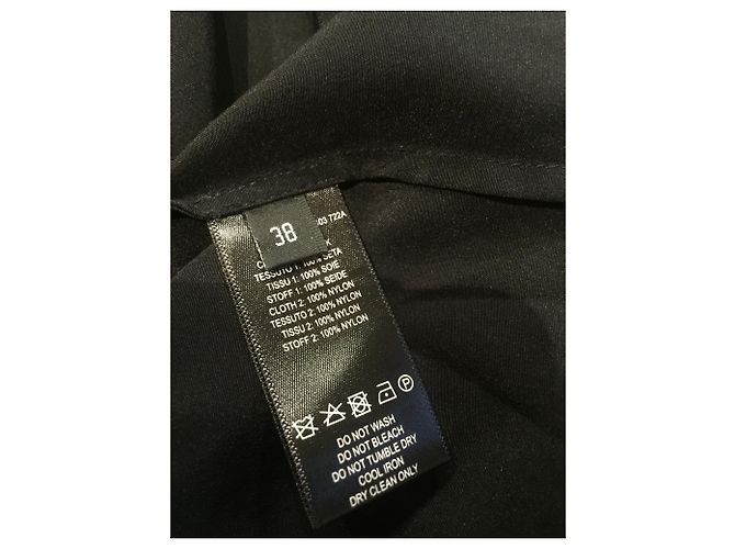 Paul Smith Black Label Seidenkleid Schwarz - Ansicht 7