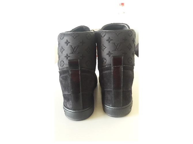 Louis Vuitton Millenium Wedge Sneakers Schwarz - Ansicht 3