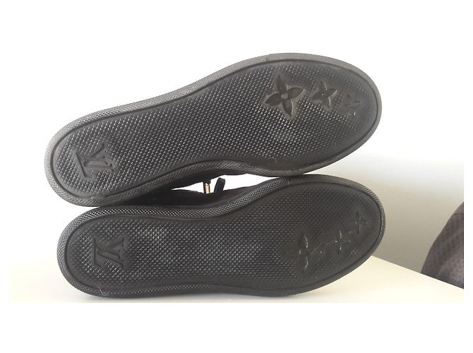 Louis Vuitton Millenium Wedge Sneakers Schwarz - Ansicht 4