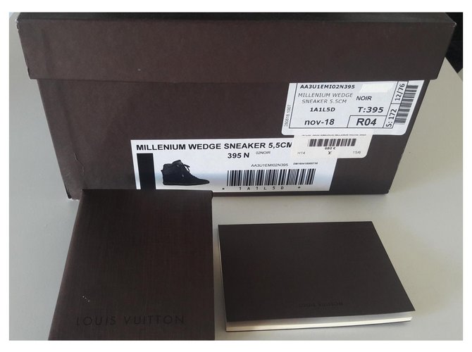 louis vuitton millenium wedge sneaker