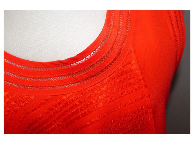 Top de seda vermelho Vanessa Bruno Athe - vista 5
