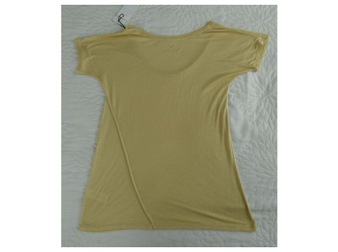 T-shirt Zadig & Voltaire gialla in seta e modal Giallo - vista 12