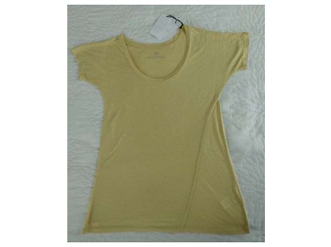T-shirt Zadig & Voltaire gialla in seta e modal Giallo - vista 2