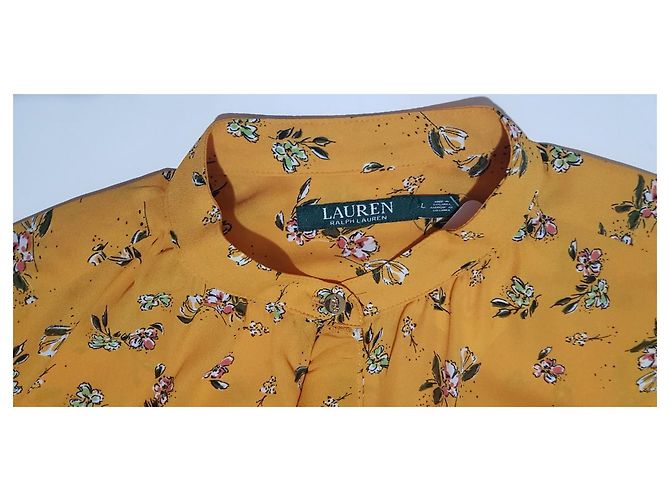 Camicia Ralph Lauren con motivo floreale gialla Multicolore Giallo - vista 3