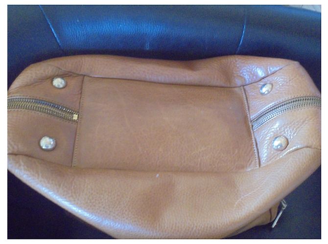 Prada große Tasche aus handgeschnitztem Leder, sehr elegant Karamell - Ansicht 3