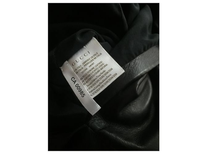 Gucci Weiches Lederkleid mit Rüschen - Ansicht 5