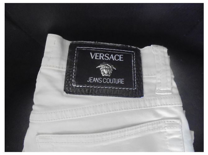 Gianni Versace Versace Jeans mit hoher Taille Beige - Ansicht 2