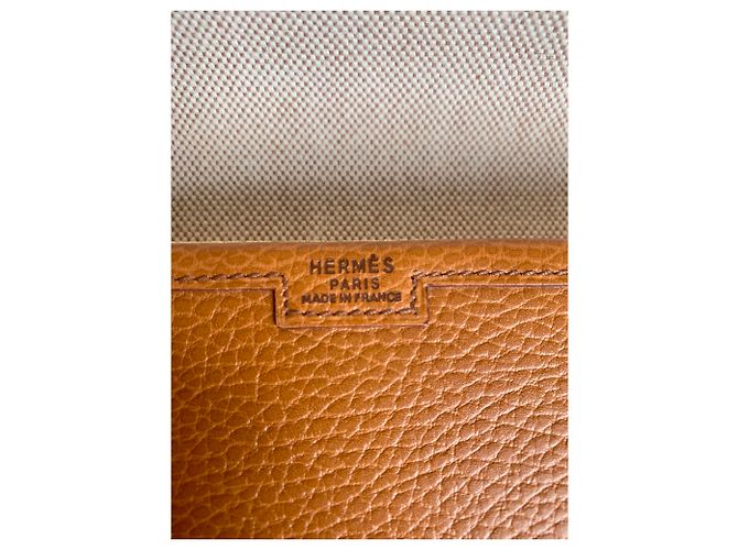 Hermès Jige GM Beige Caramelo - vista 10