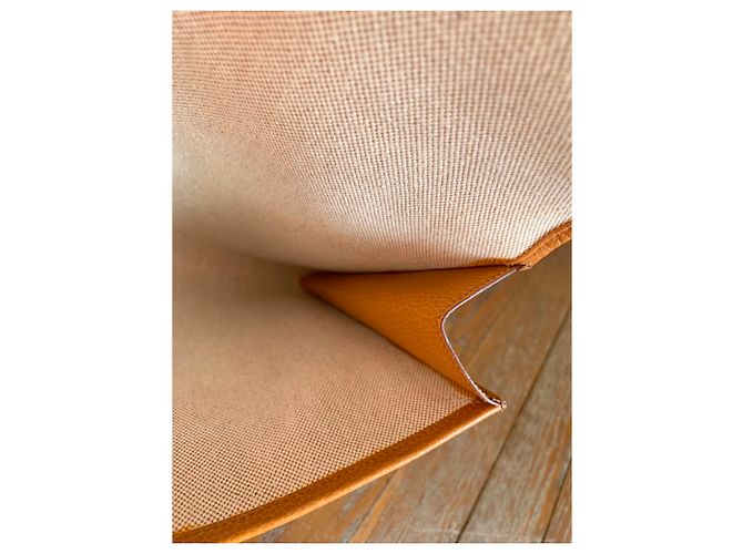 Hermès Jige GM Beige Caramelo - vista 14