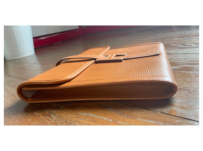 Hermès Jige GM Beige Caramelo - vista 7