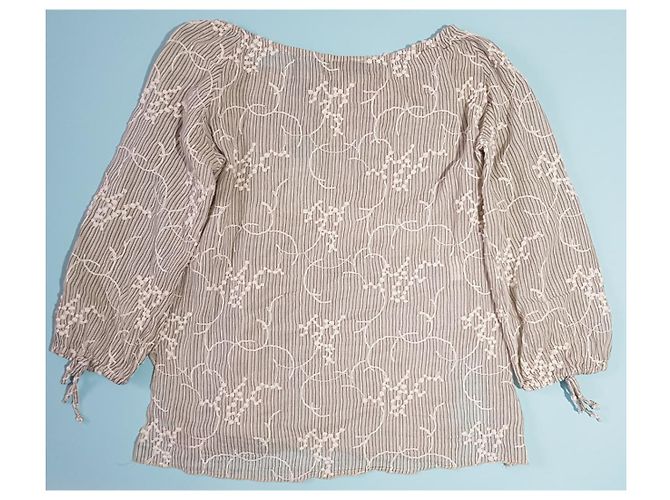 Autre Marque Blusa bordada de algodón Maliparmi Multicolor - vista 2