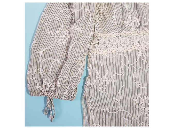 Autre Marque Blusa bordada de algodón Maliparmi Multicolor - vista 4