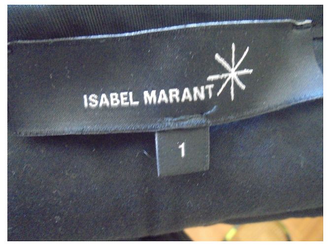 Isabel Marant Espartilho de corte reto Isabelle Marant de alta qualidade e bolsos frontais e traseiros Preto - vista 3