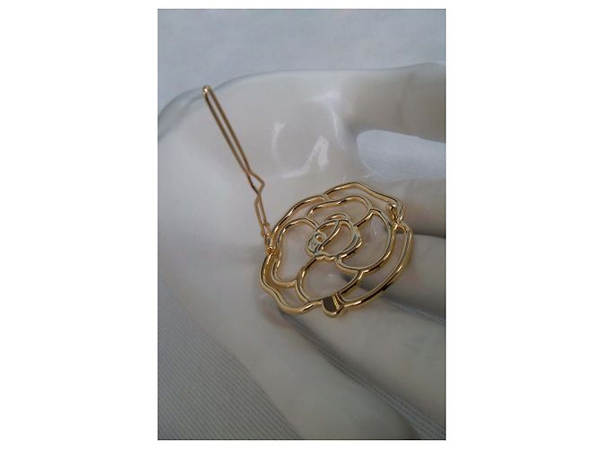 Chanel MORSETTO CAMELIA D'oro - vista 4