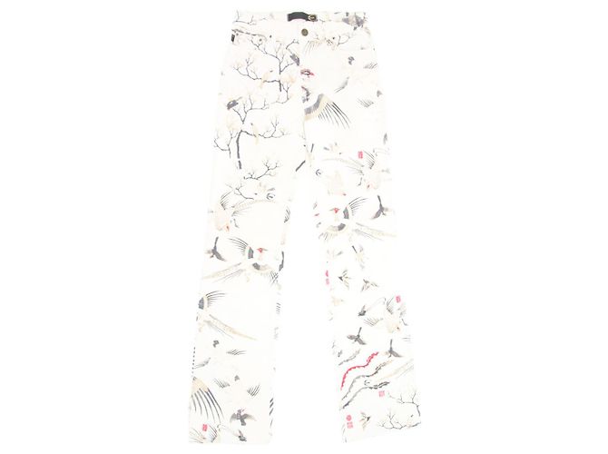 Just Cavalli Jeans gerade Schnitt beige Baumwolle Fleisch - Ansicht 2