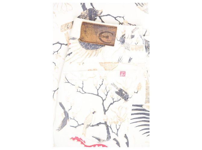 Just Cavalli Jeans gerade Schnitt beige Baumwolle Fleisch - Ansicht 3