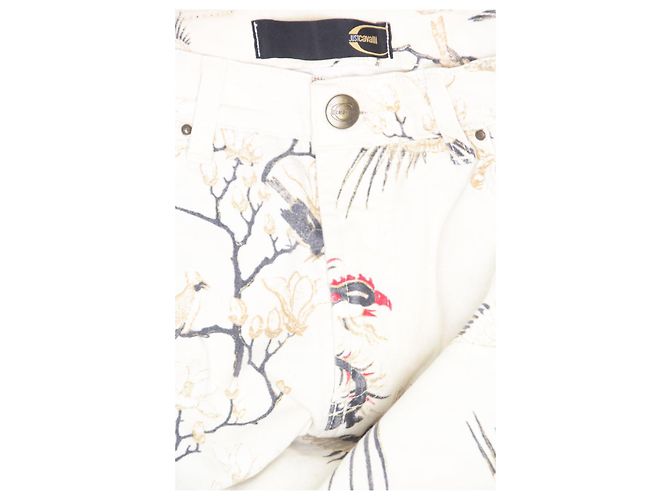 Just Cavalli Jeans gerade Schnitt beige Baumwolle Fleisch - Ansicht 4