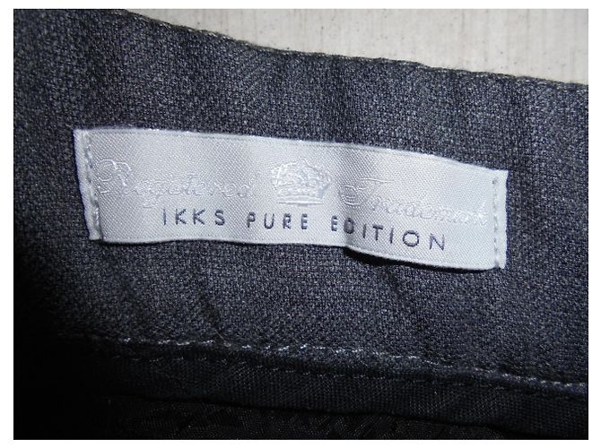 Falda Ikks PURE EDITION de lana gris - vista 3
