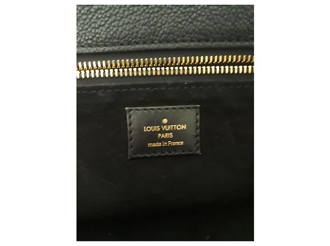 Borsa a mano Louis Vuitton Tote W in pelle nera Nero - vista 6