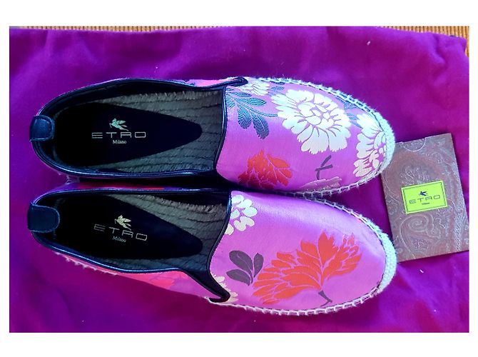 Etro Espadrilles Schwarz Rosa Pink - Ansicht 2
