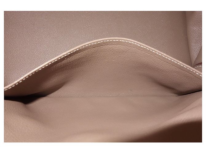 Hermès Hermes Birkin Tasche 35 zweifarbig Grau Taupe - Ansicht 26