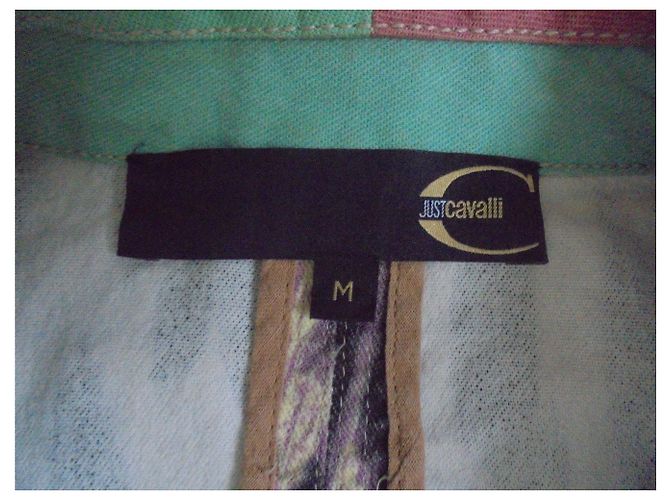 Giacca Roberto Cavalli Juscavalli color Eggshell cotone M Bianco sporco - vista 3