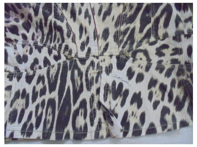 Giacca Roberto Cavalli Juscavalli color Eggshell cotone M Bianco sporco - vista 5