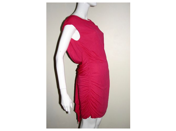 Robe Alice by Temperley Fuchsia en Modal Dos Nu Fuschia - vue 3