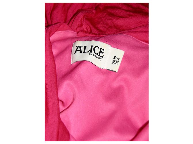 Robe Alice by Temperley Fuchsia en Modal Dos Nu Fuschia - vue 5