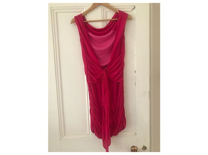 Robe Alice by Temperley Fuchsia en Modal Dos Nu Fuschia - vue 7