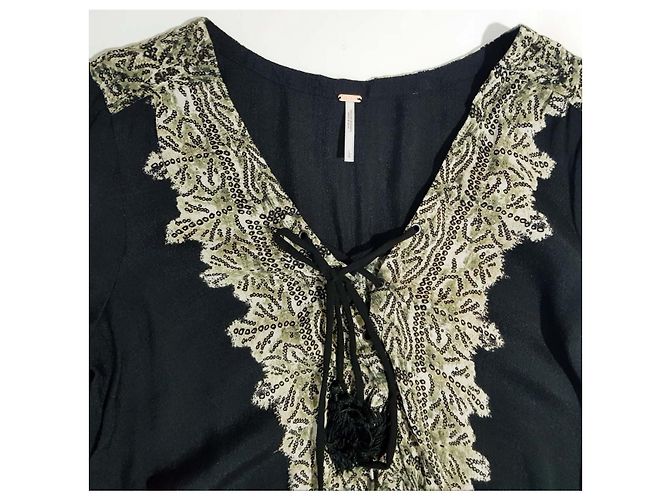 Camicetta Free People in Viscosa e Rayon Multicolore L - vista 3