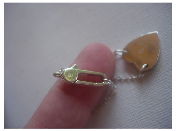 Bracciale a cuore Gucci in argento 925 - vista 5